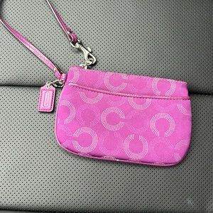 Coach Small Wristlet Purple